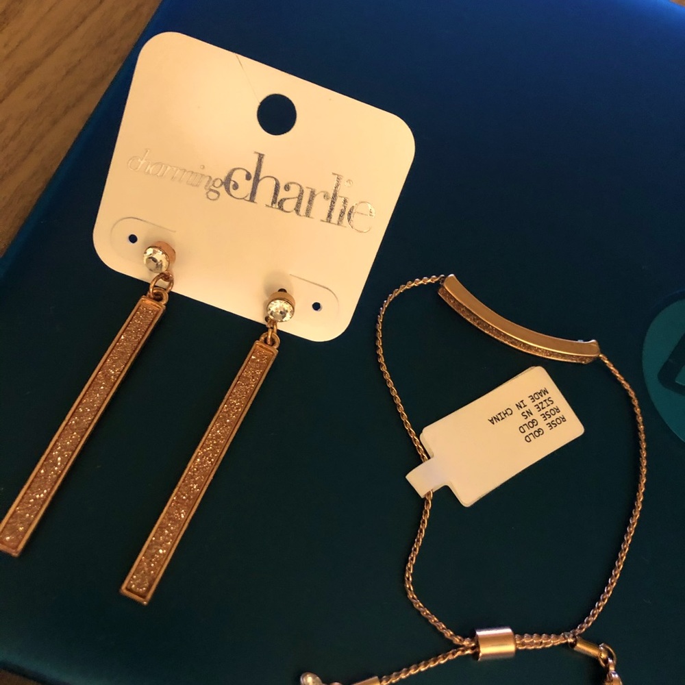 Charming Charlie Rose Gold Set